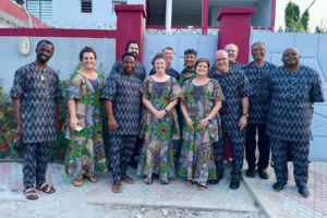 Team of scholars visiting Benin