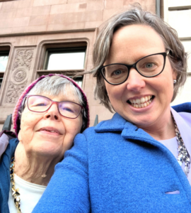 Alice Townley and her mother