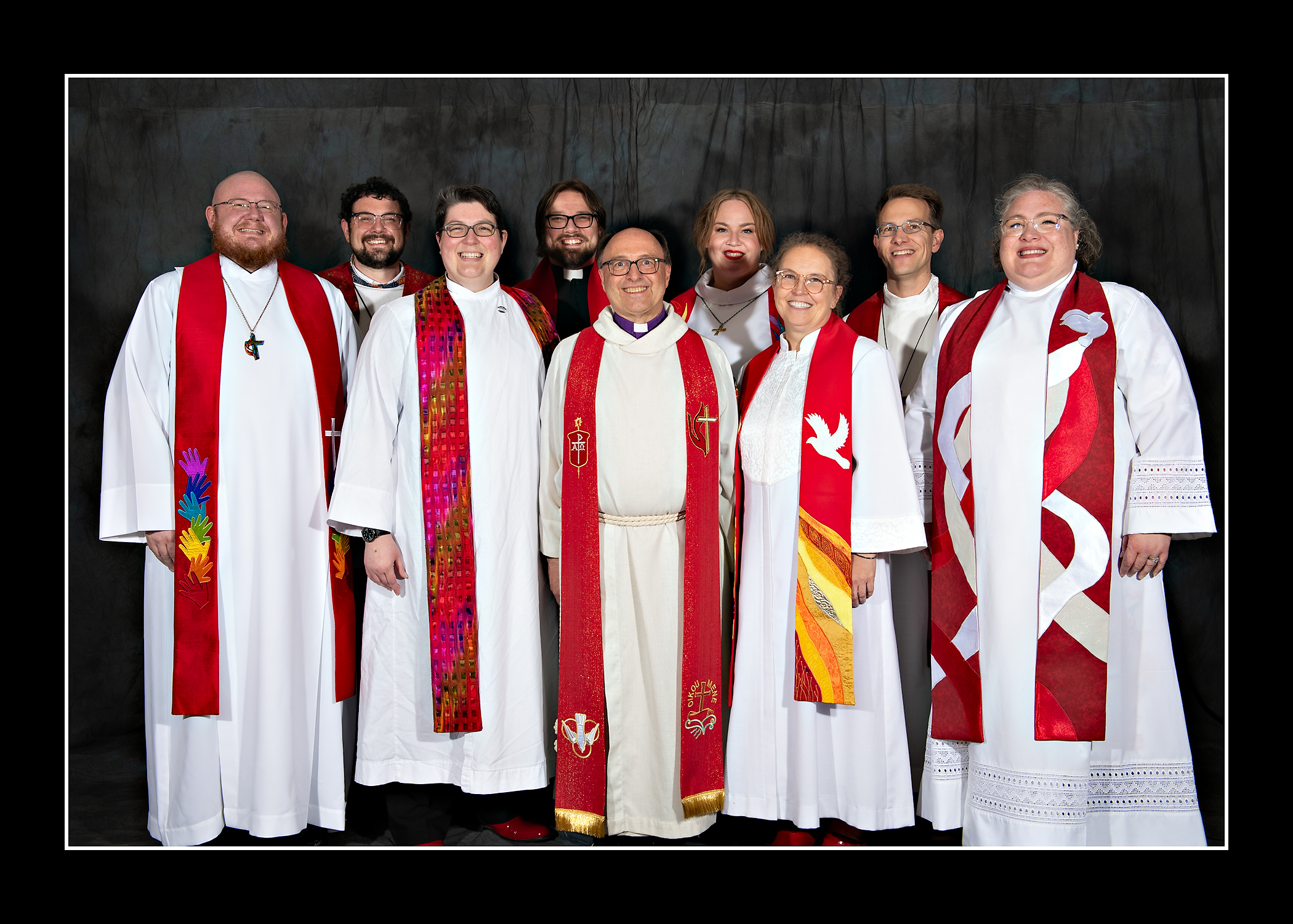 2023 Michigan Conference Ordinands with Bishop Bard. ~ MIphoto/Jonathan Trites