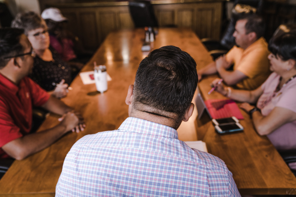 church board meeting