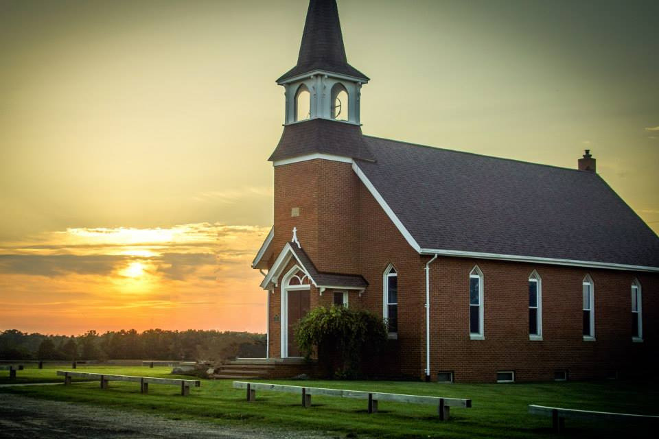 Rural church building