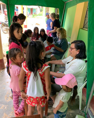 Mission work in Peru with children