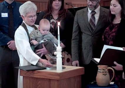 Baptism of a baby