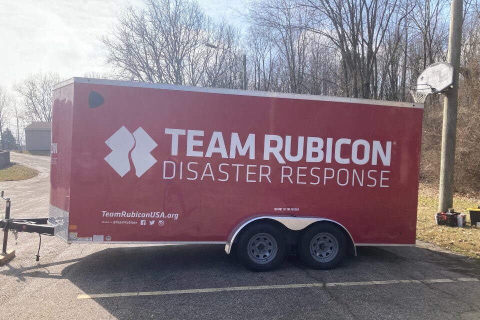 Disaster cleanup trailer