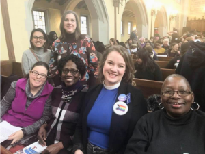 Jess with other women clergy