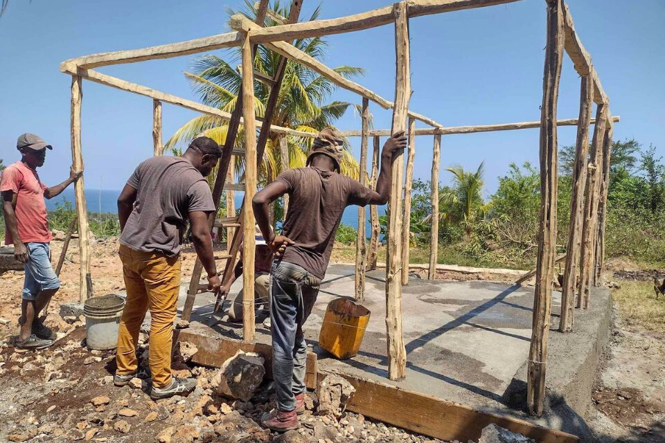 Building a home in Haiti