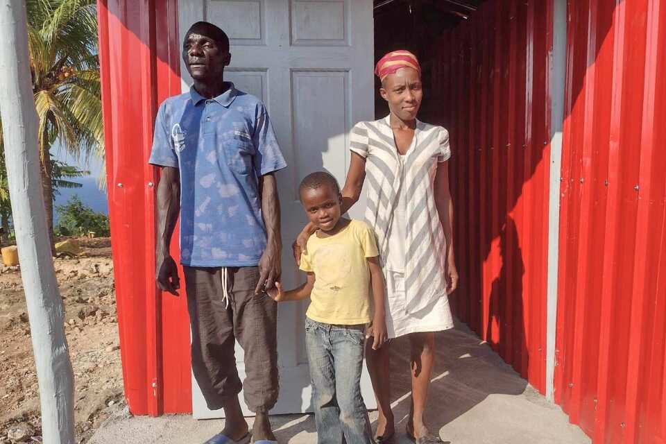 Family in Haiti