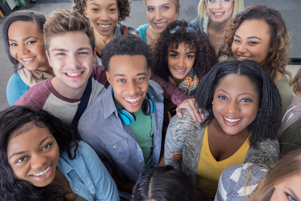 Group of young adults