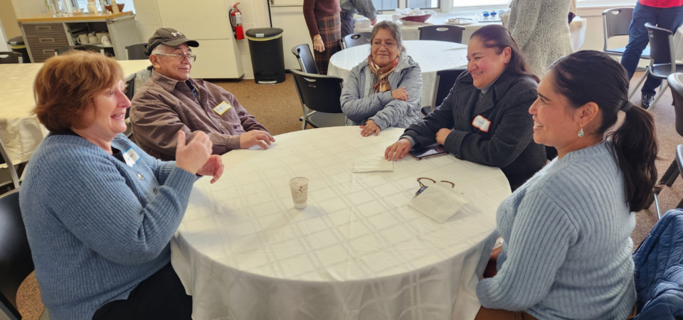 Group of people chatting