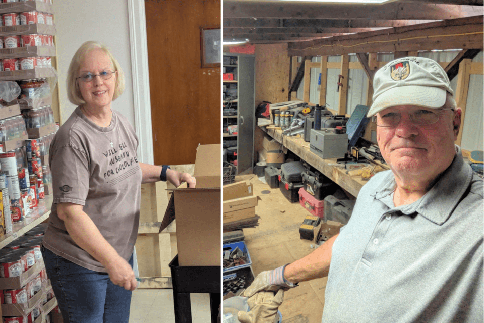 Two church volunteers serving at mission in Kentucky