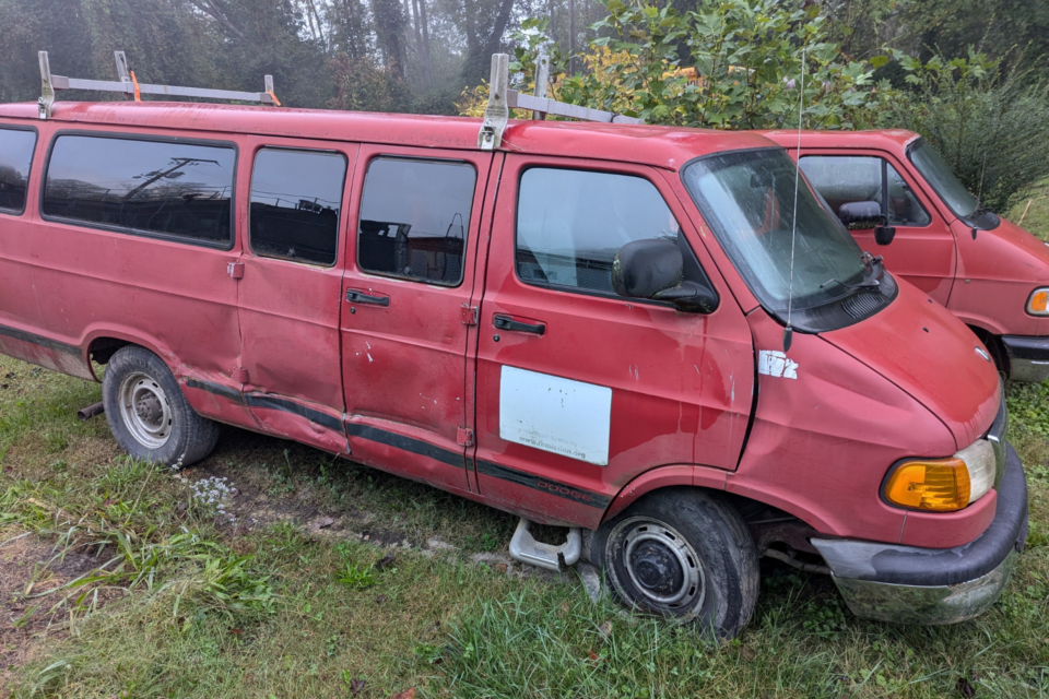 Old cargo van