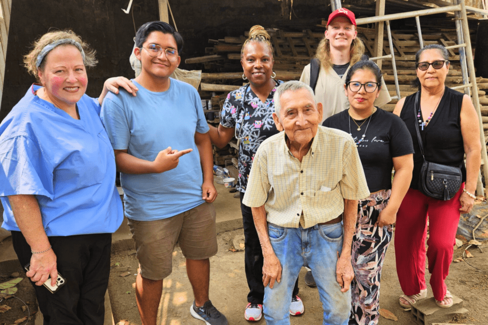 Mission volunteers serving older adults