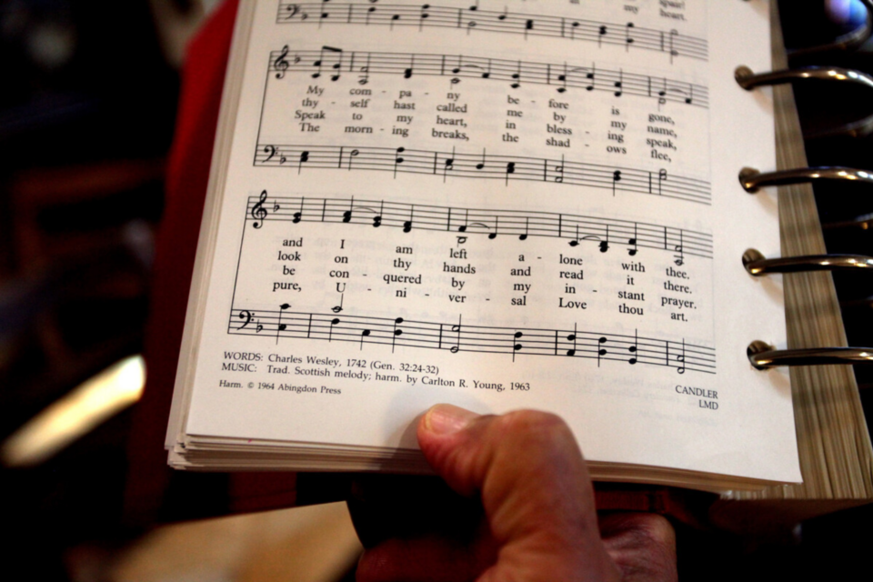 Page from a hymn