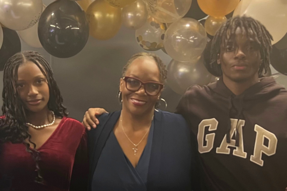 Pastor and her children