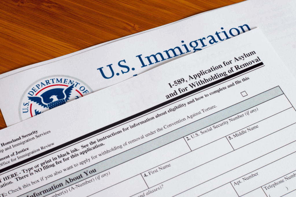 Immigration paperwork