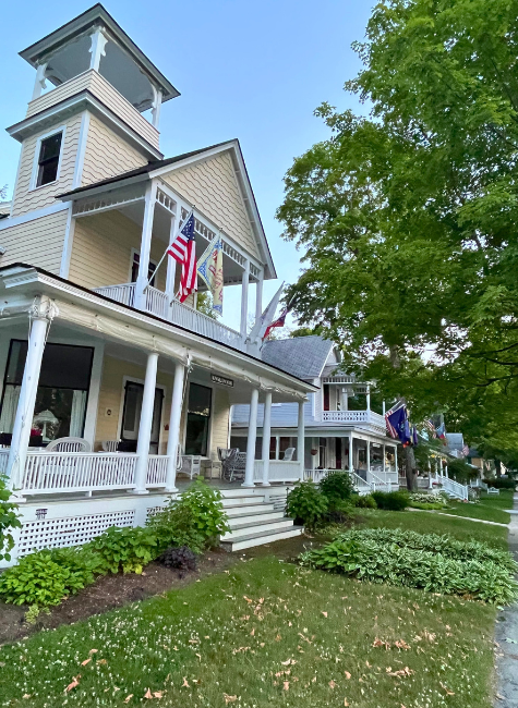 Victorian homes in Bay View, Michigan