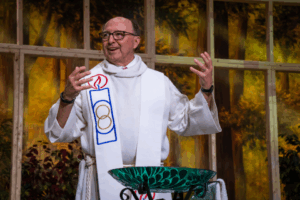 Bishop Bard preaching