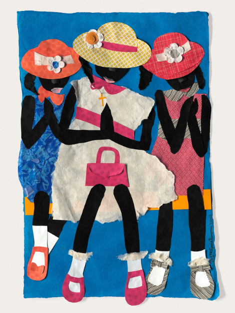 Artwork of three girls