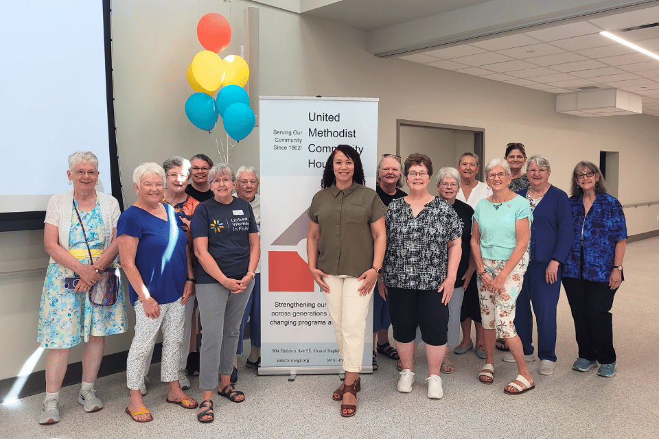 United Women in Faith of Michigan celebrate the new older adult facility