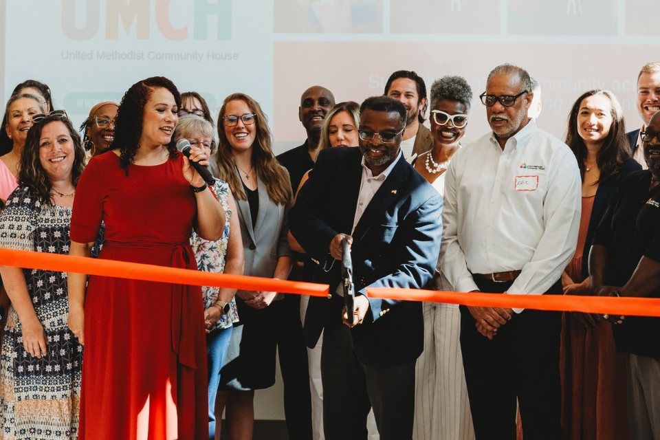 Ribbon cutting for the new Older Adult Center at UMCH in Grand Rapids
