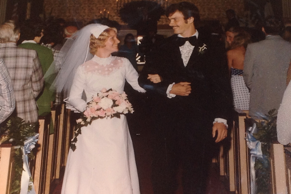 Vintage wedding photo
