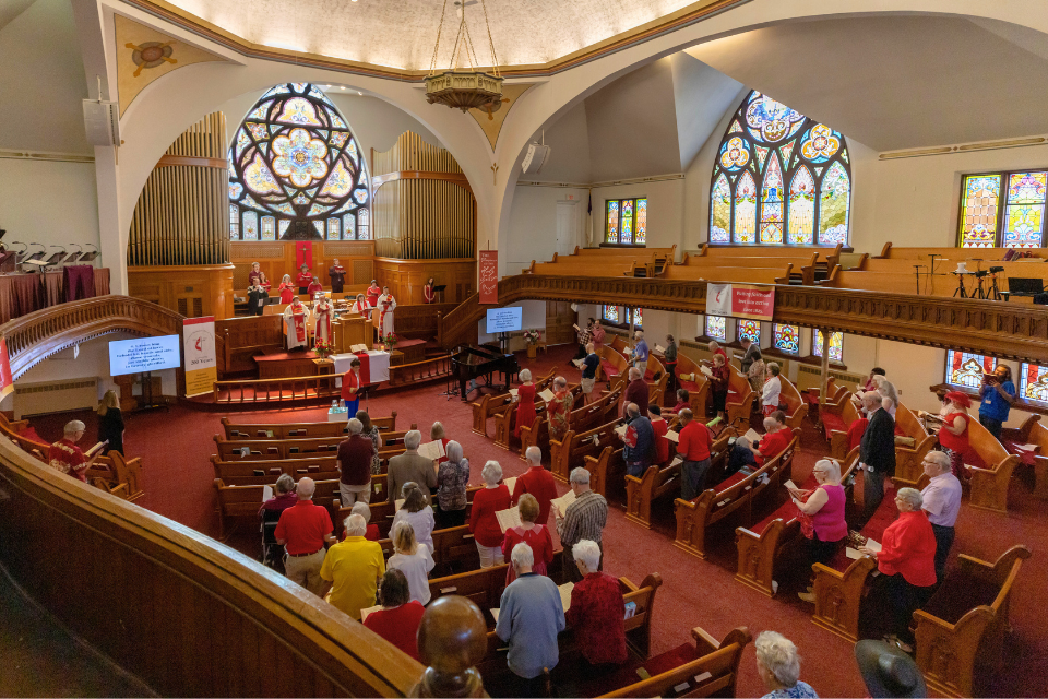 Inside the sanctuary of Ypsilanti: First UMC