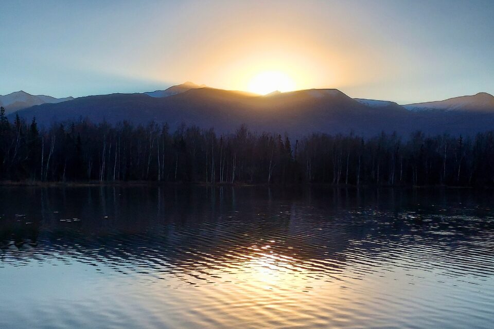Sunrise in Alaska
