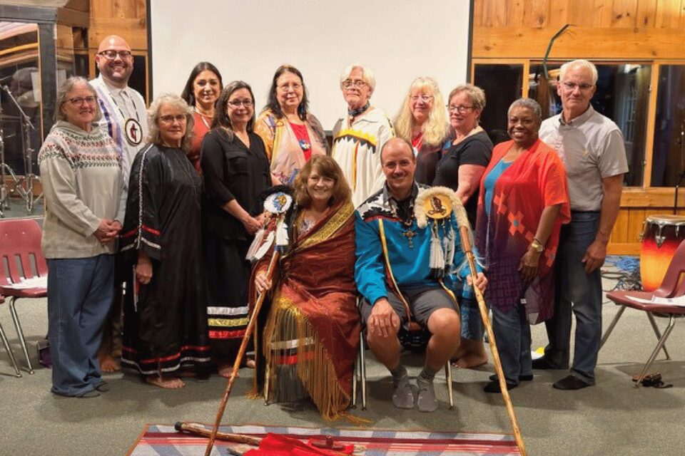 Students and instructors for the Native American Course of Study