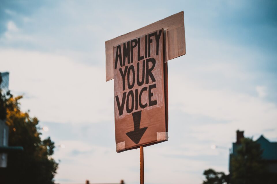 Protest sign