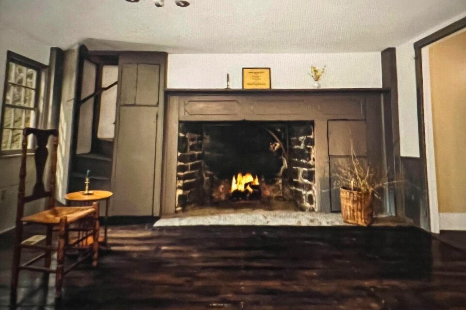 Front room of historic home