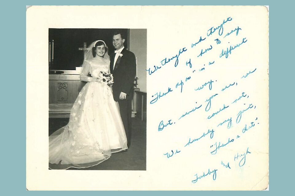 Old wedding photo