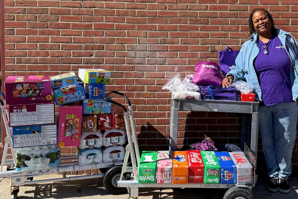 Food delivered for tornado survivors