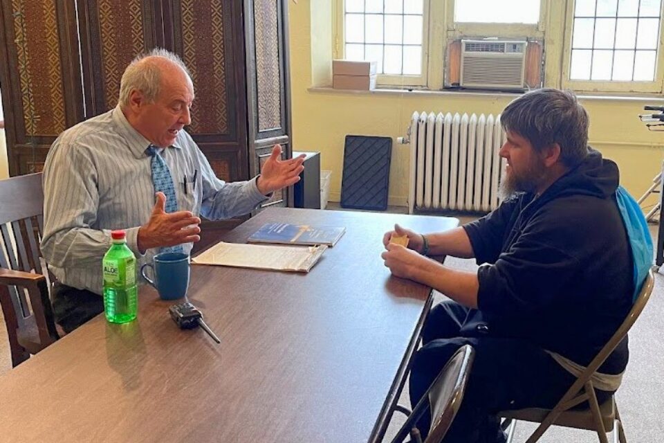 Legal counsel providing services to someone experiencing homelessness