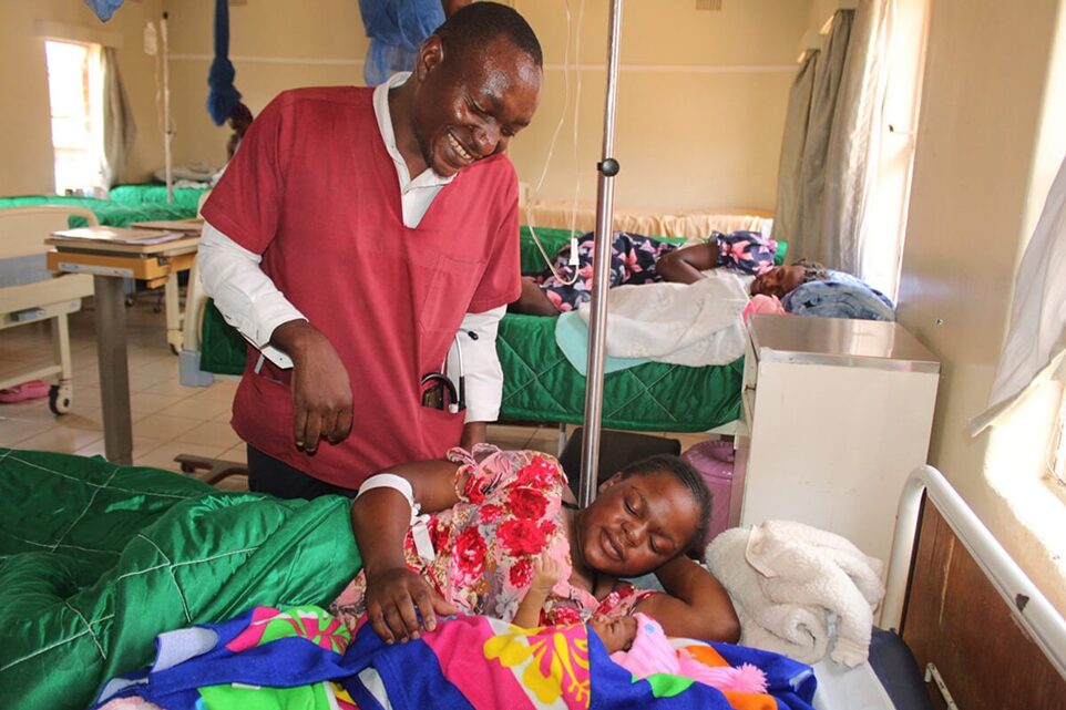 African hospital welcomes baby