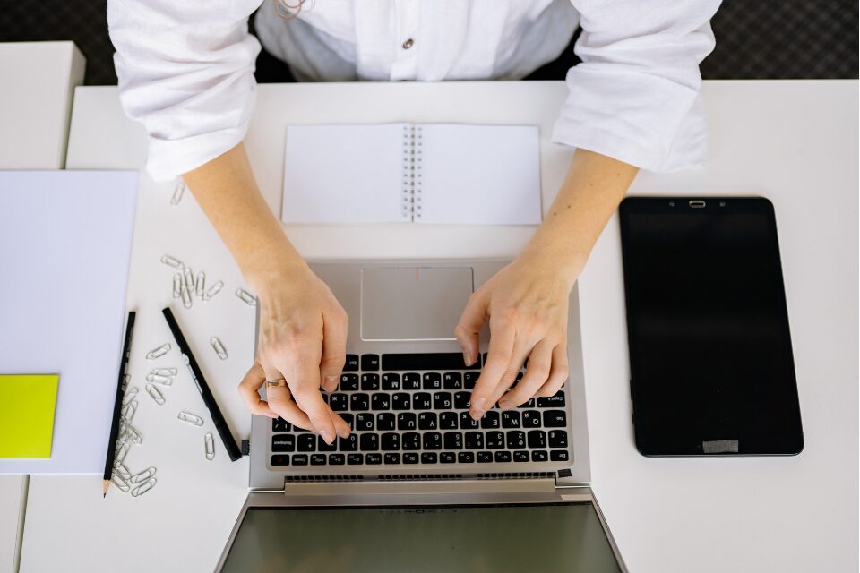 Writing on a computer