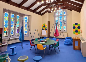 children's worship space