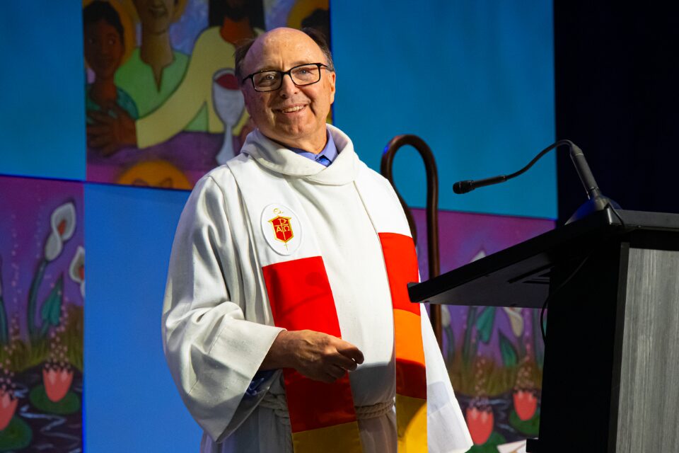 Bishop Bard preaching at AC