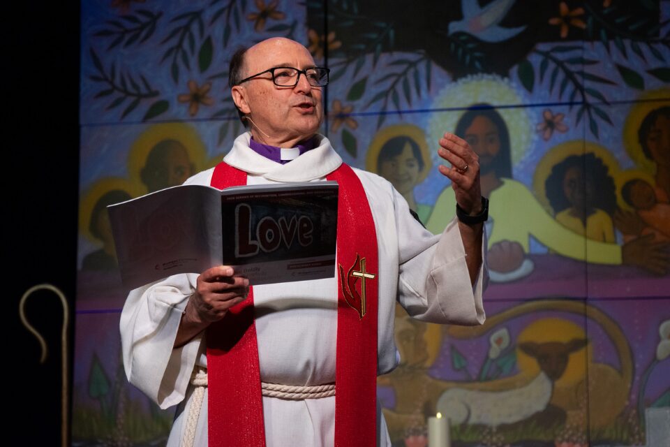 Bishop Bard preaching