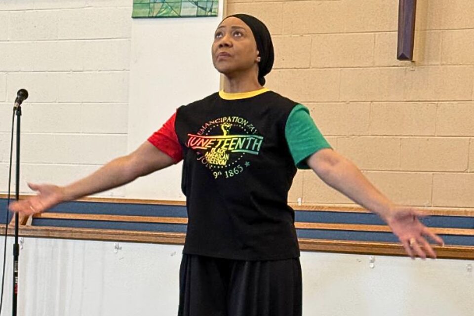 Liturgical dancer