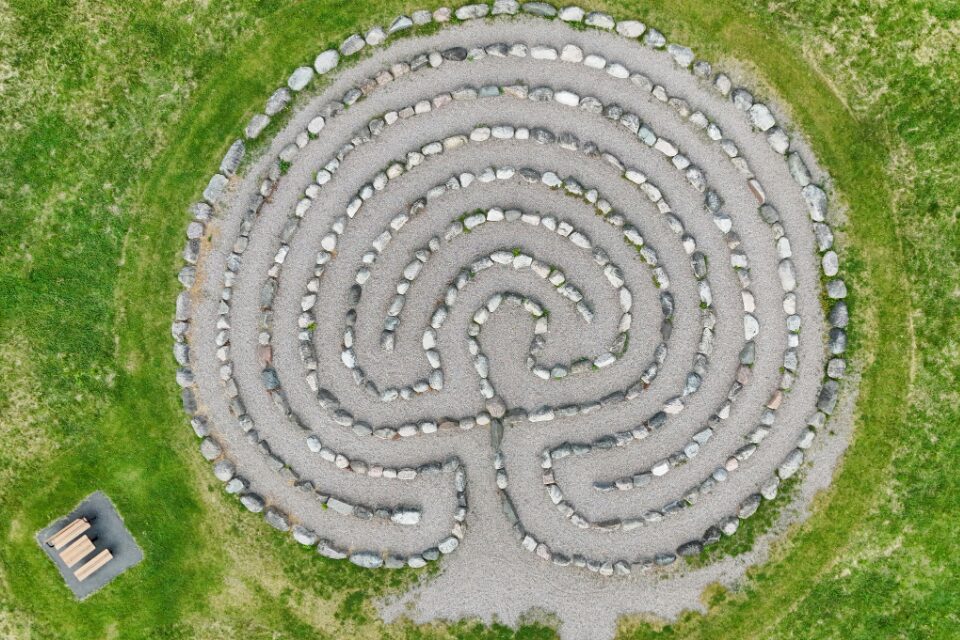 Stone labyrinth