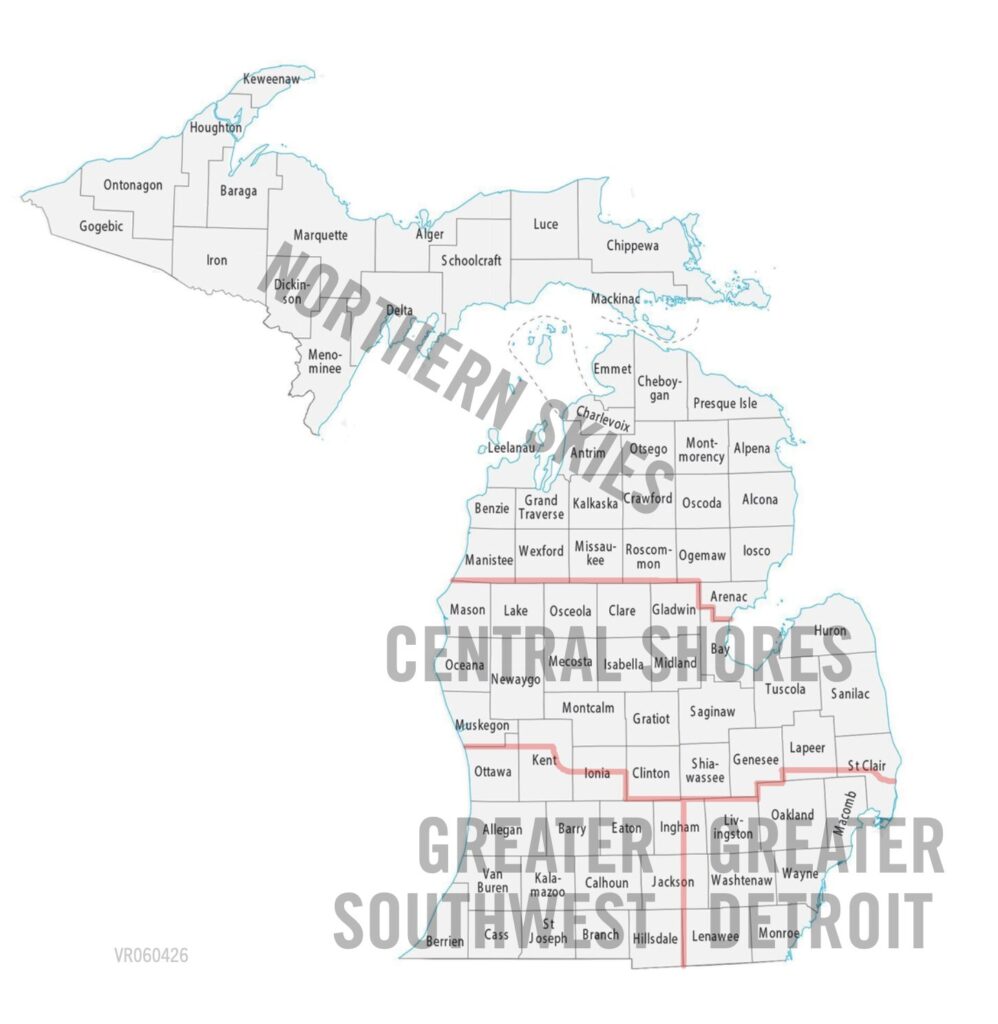 Four 4 District Map