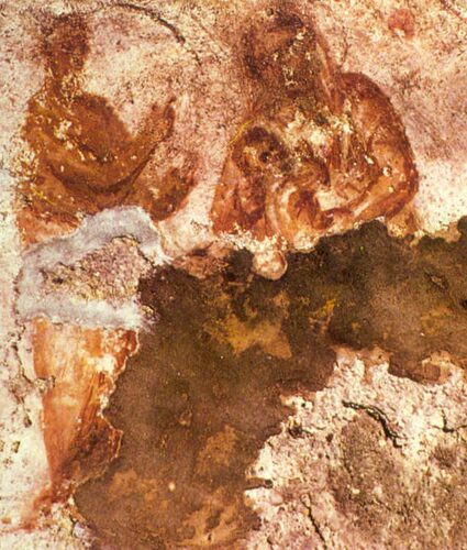 Ancient image of Mary, mother of Jesus