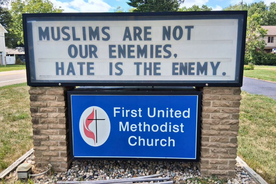 church sign