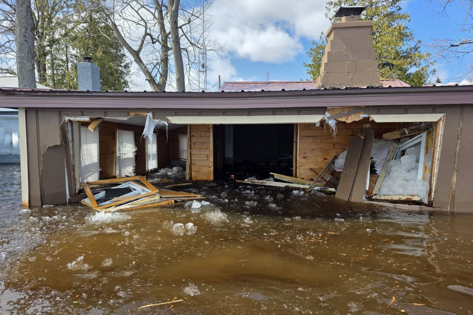 House flooded